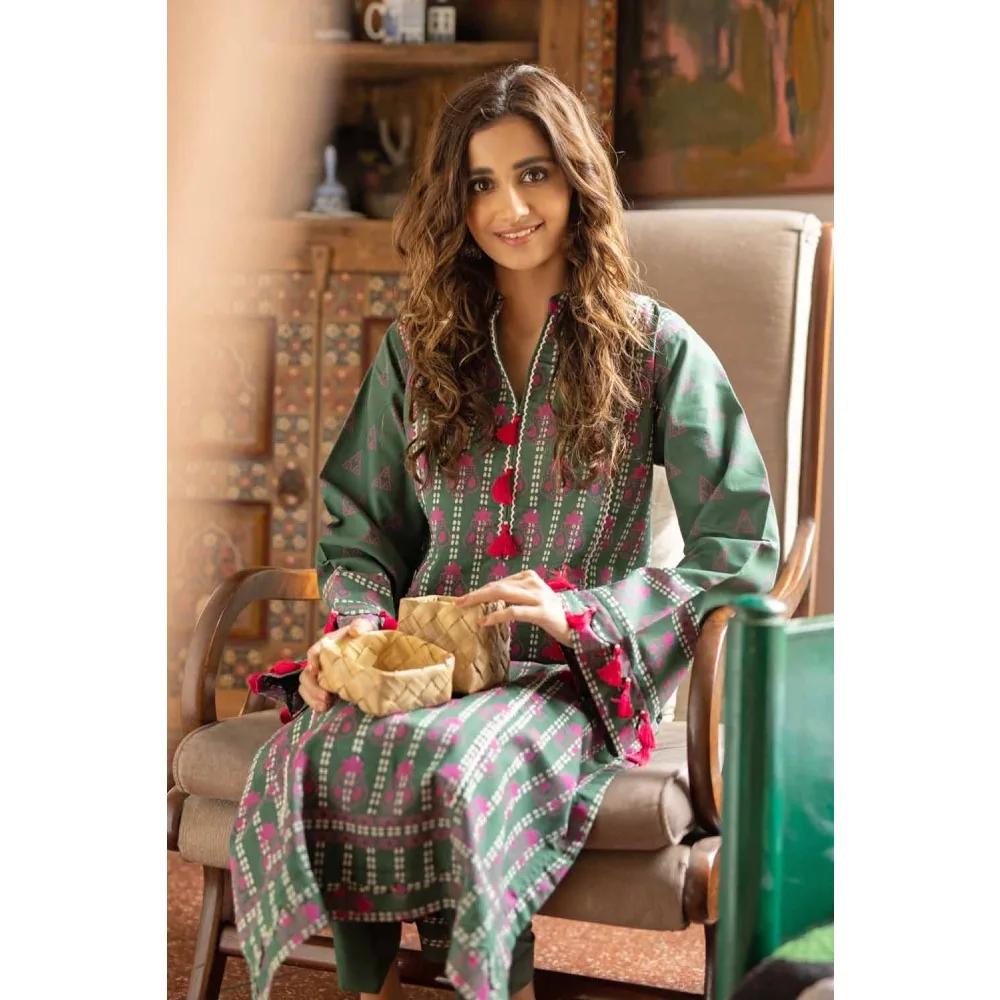 2 Piece Unstitched Lawn Printed Suit TL-326 A
