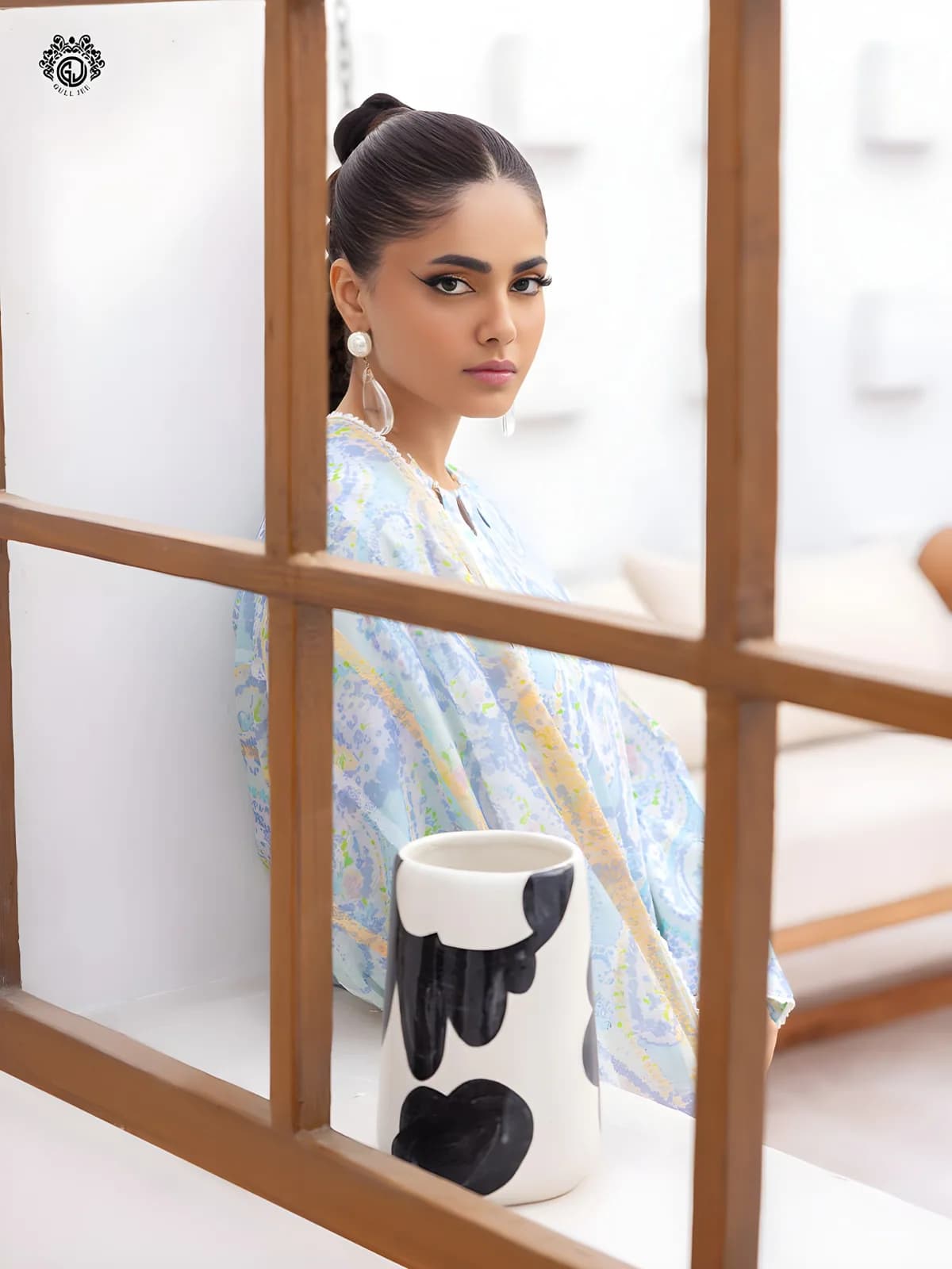 Gulljee Lawn Collection Sale Luxurious Digital Printed Embroidered Lawn Suit GZI2602A9 - Askani Group