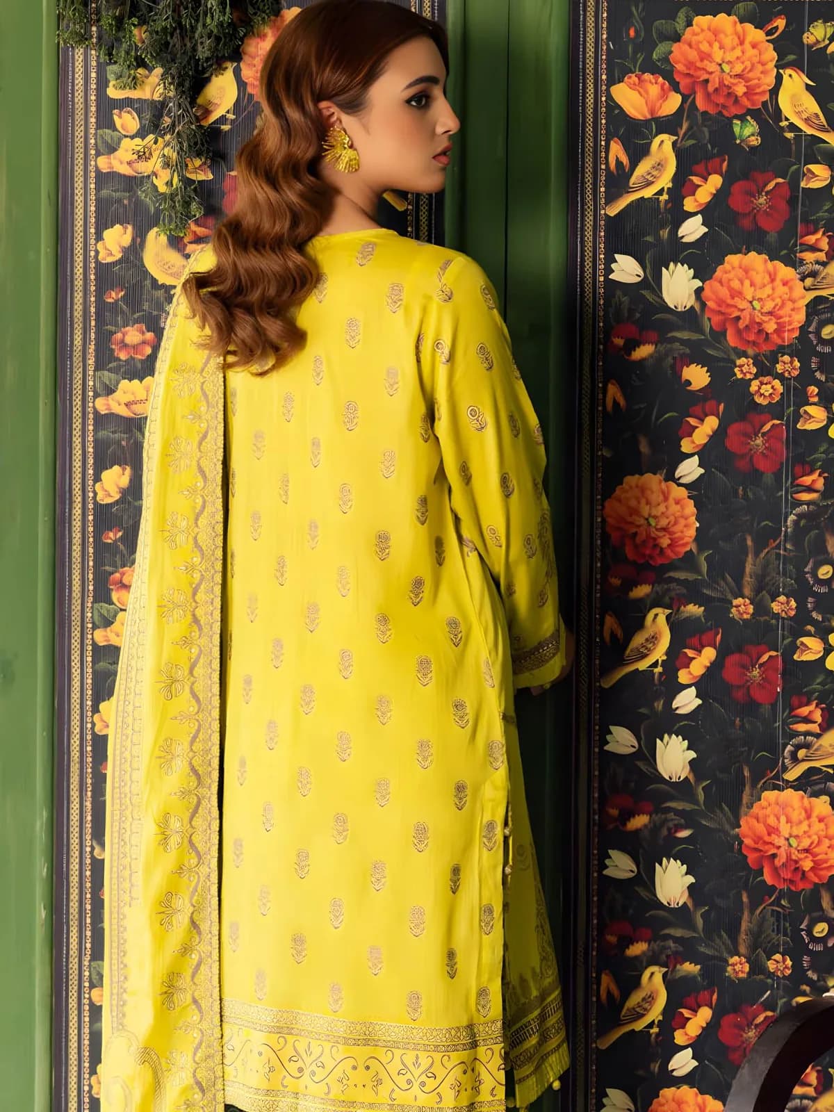 Gul Ahmed New Collection Sale Jacquard Shirt with Jacquard Dupatta MJ-42036 - Askani Group