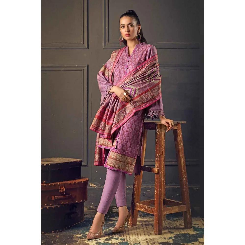 3PC Unstitched Cotton Slub Suit CS-12003 B by Gul Ahmed