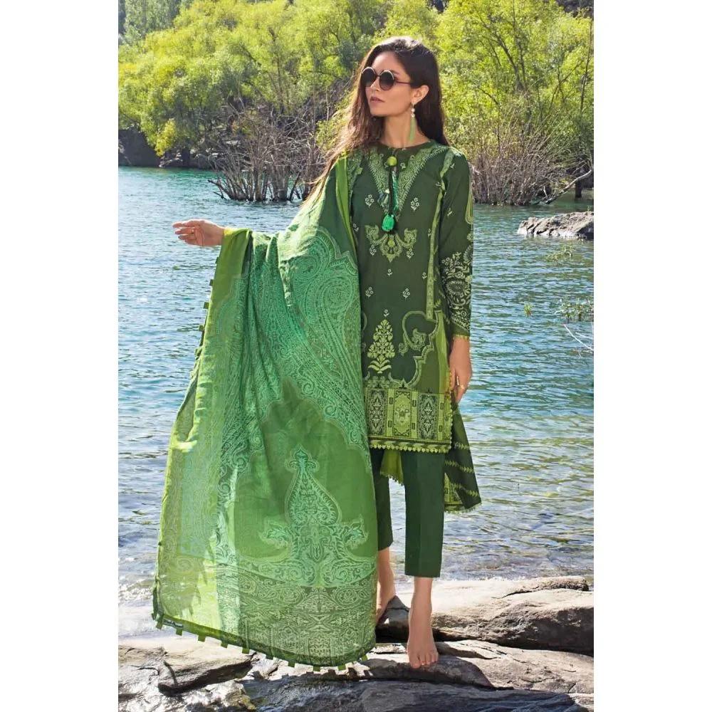 3PC Unstitched Khaddar Suit With Poly Viscose Dupatta PVS-12014 by Gul Ahmed