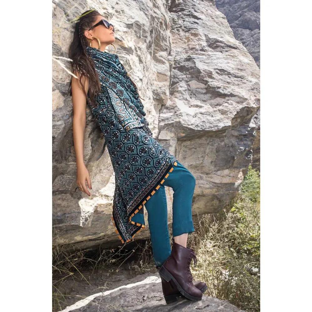 3PC Unstitched Velvet Suit With Velvet Dupatta BVL-12011 A - Gul Ahmed
