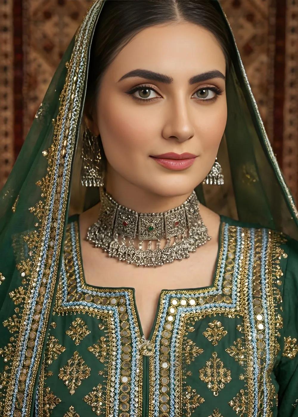 Askani Group 3-Piece Unstitched Luxury Embroidered Chiffon Shirt with Luxury Embroidered Chiffon Dupatta
