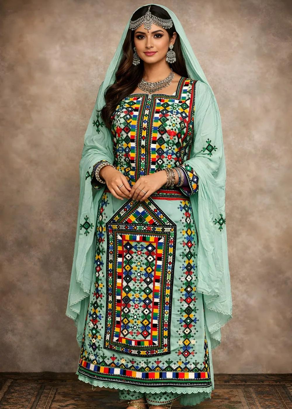 Askani Group 3-Piece Unstitched Luxury Embroidered Georgette Shirt with Luxury Embroidered Georgette Dupatta