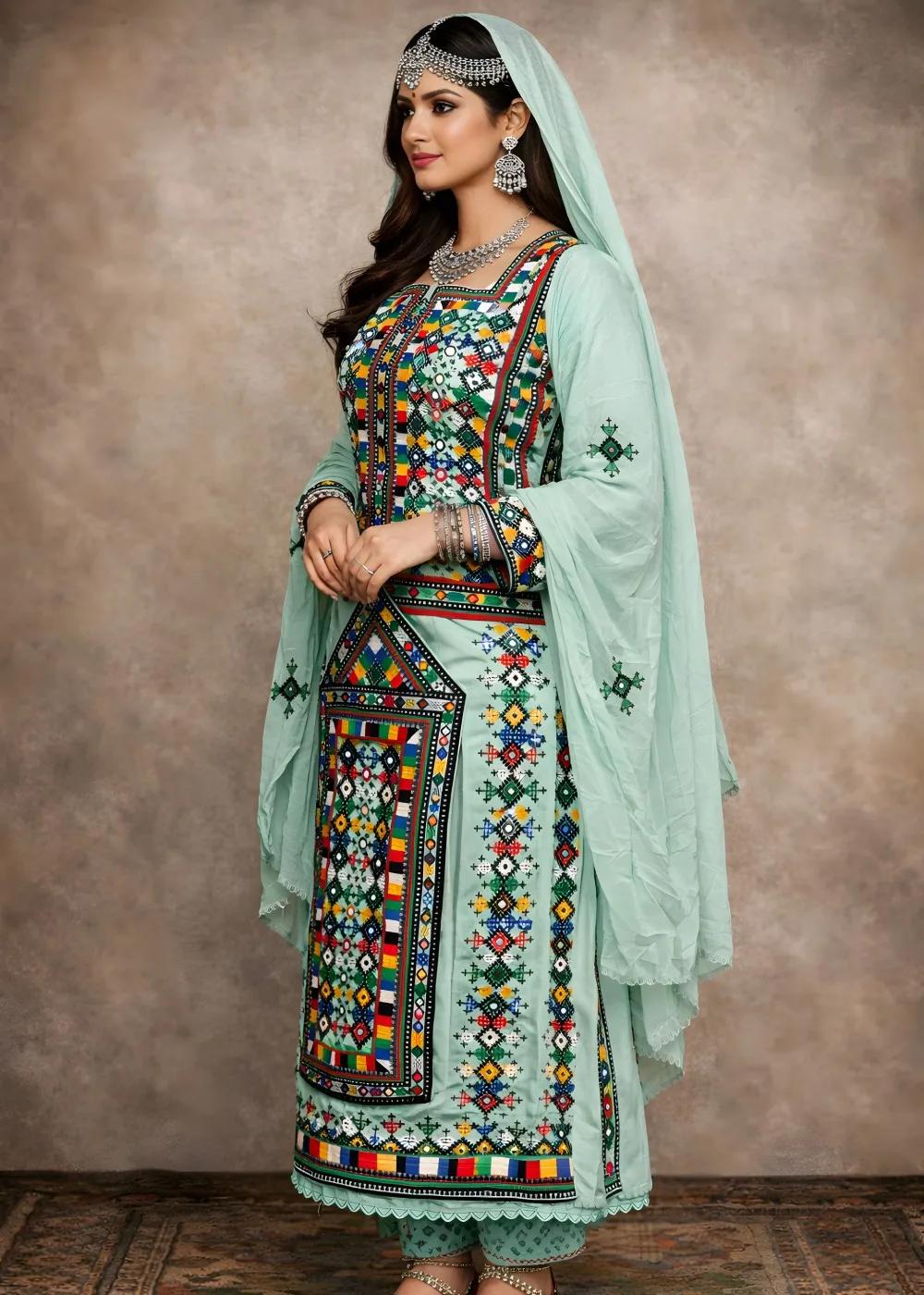 Askani Group 3-Piece Unstitched Luxury Embroidered Georgette Shirt with Luxury Embroidered Georgette Dupatta