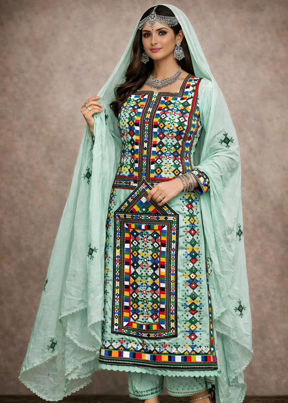 Askani Group 3-Piece Unstitched Luxury Embroidered Georgette Shirt with Luxury Embroidered Georgette Dupatta