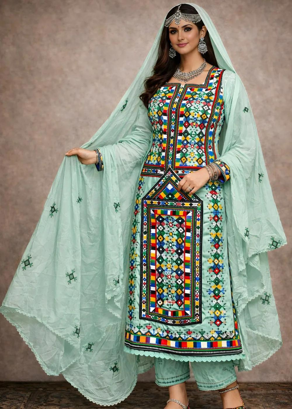 Askani Group 3-Piece Unstitched Luxury Embroidered Georgette Shirt with Luxury Embroidered Georgette Dupatta