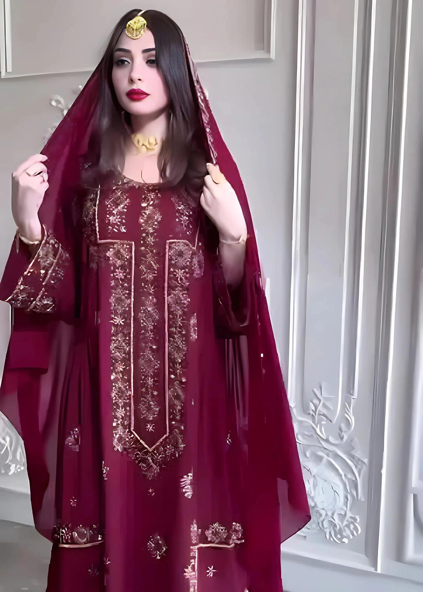 Askani Group 3-Piece Unstitched Premium Luxury Hand Banarsi Embroidered Chiffon Suit