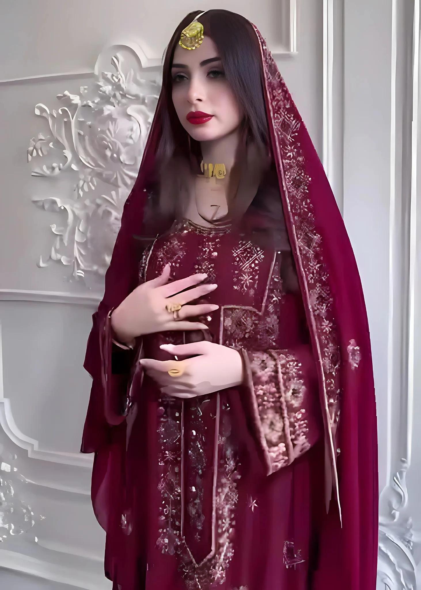 Askani Group 3-Piece Unstitched Premium Luxury Hand Banarsi Embroidered Chiffon Suit