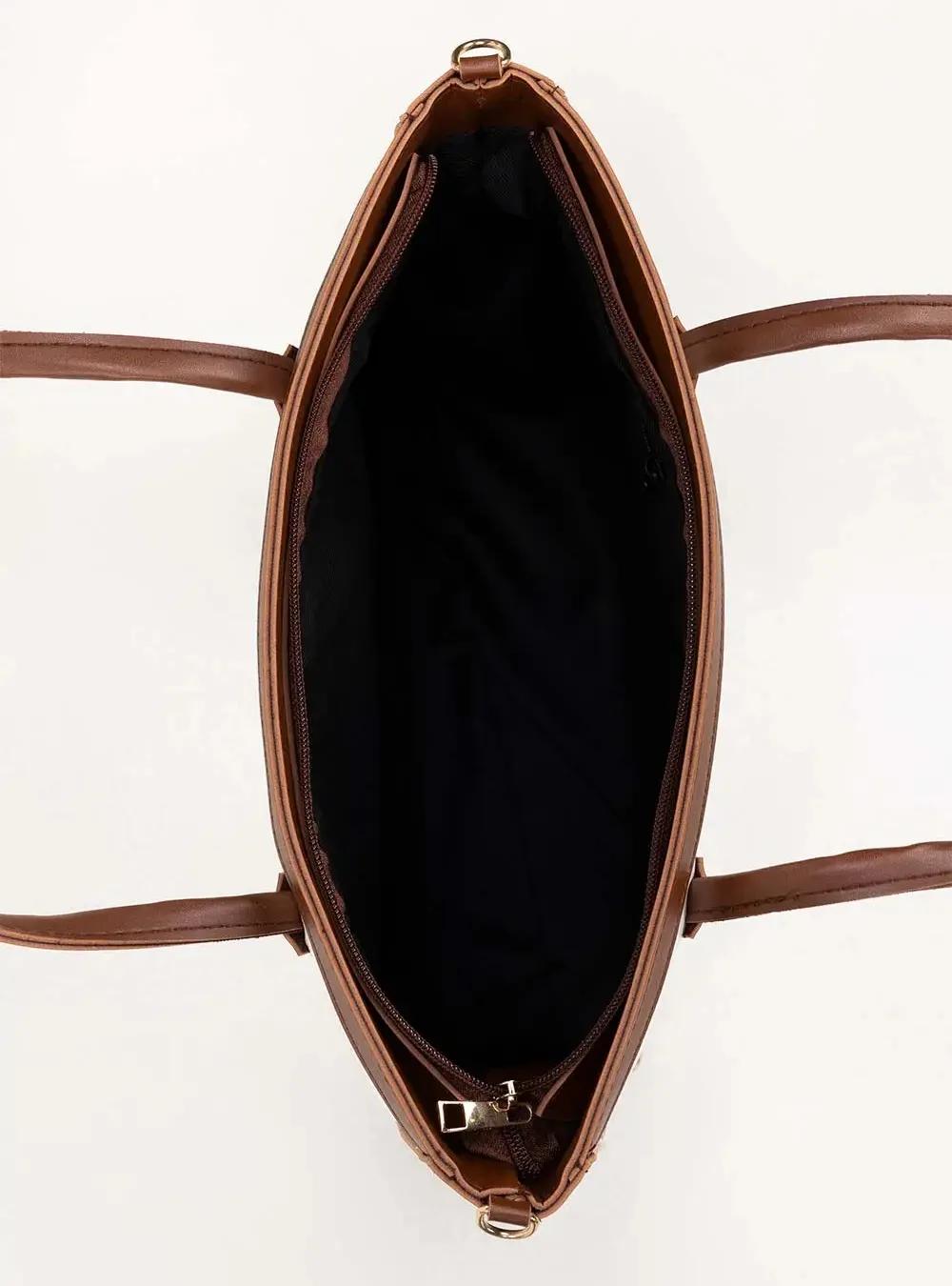 Askani Group Luxe White & Brown Shoulder Bag for Women: Unbeatable Quality