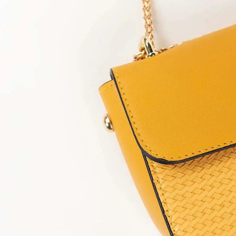 Askani Group Mustard Yellow Mini Bag: A Fashion-Forward Statement Piece