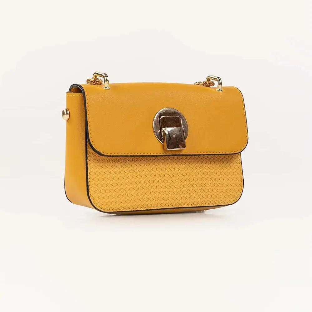 Askani Group Mustard Yellow Mini Bag: A Fashion-Forward Statement Piece