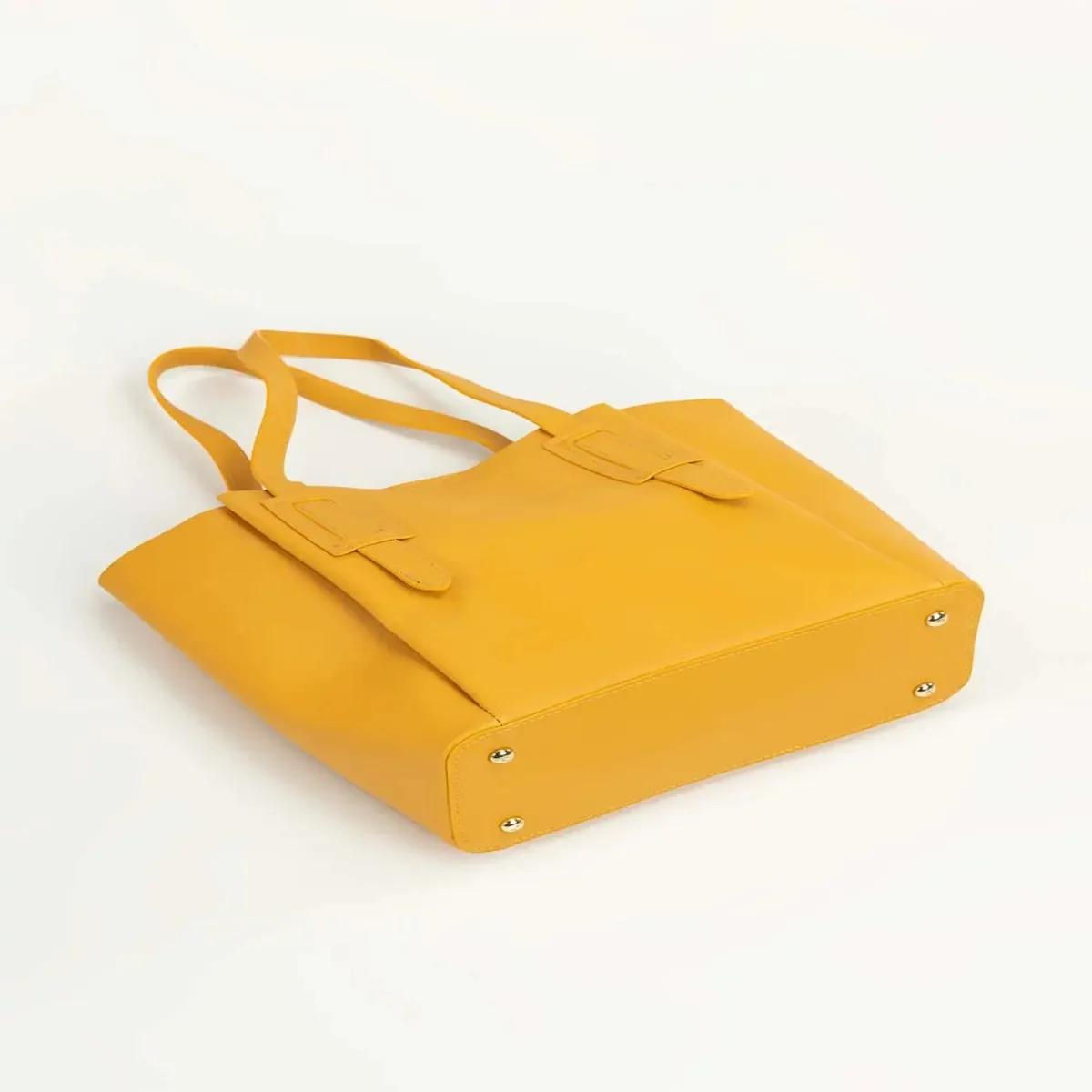 Askani Group Mustard-Yellow Tote Bag Organizer is the Perfect Blend of style & Functionality for the Modern Woman on the GO