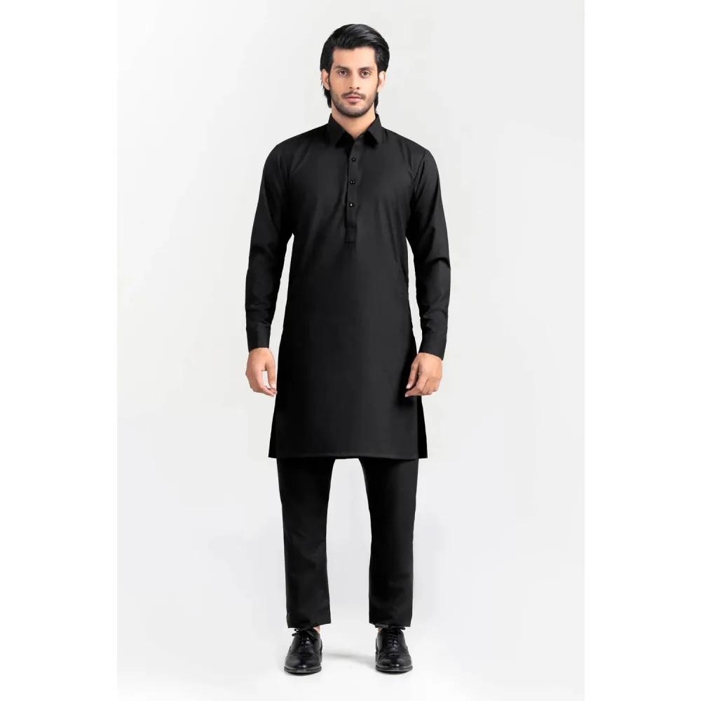 Black GUL 90 FRESHER-J Unstitched Fabric by Gul Ahmed