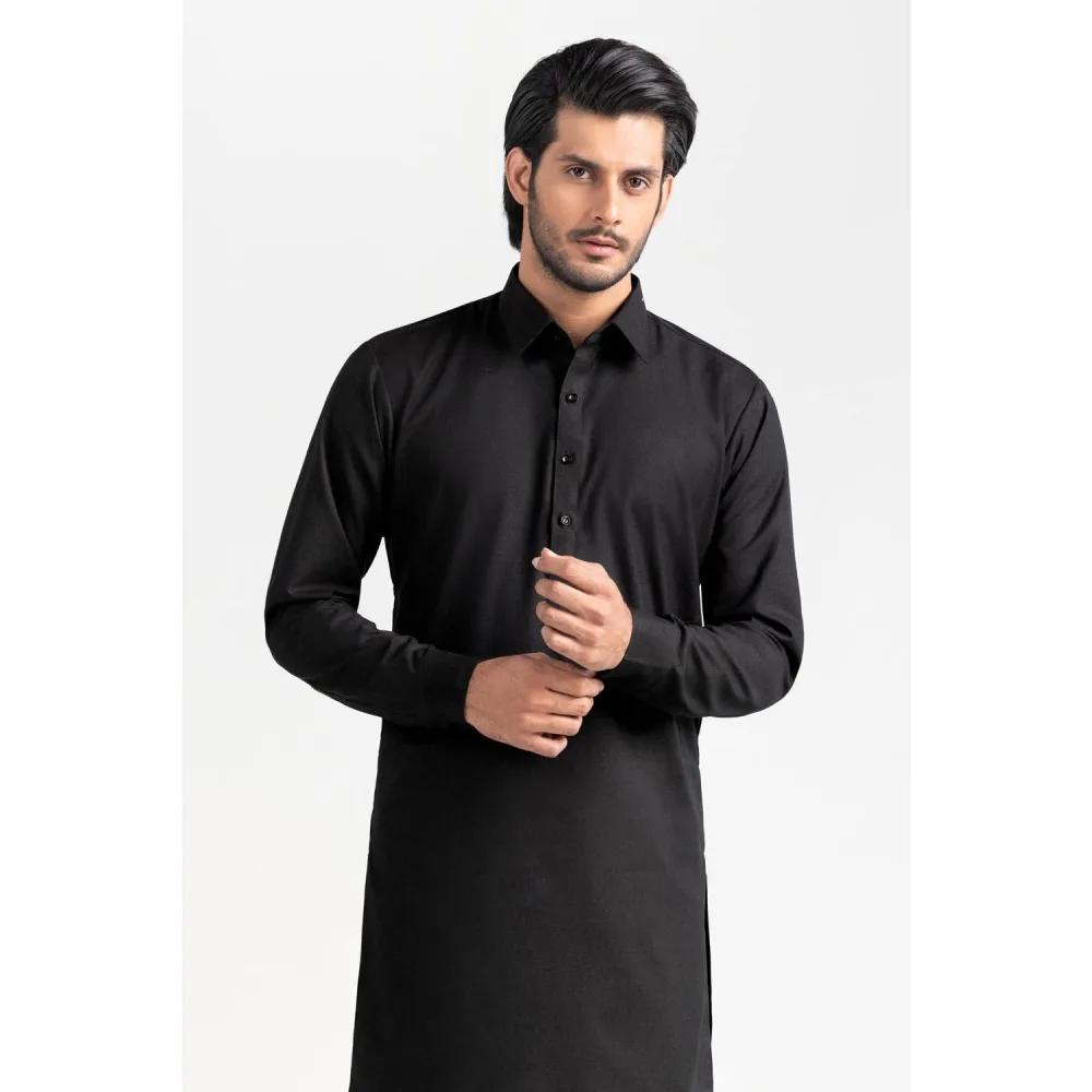 Black GUL 90 FRESHER-J Unstitched Fabric by Gul Ahmed
