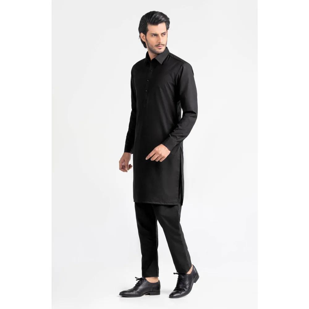 Black GUL 90 FRESHER-J Unstitched Fabric by Gul Ahmed