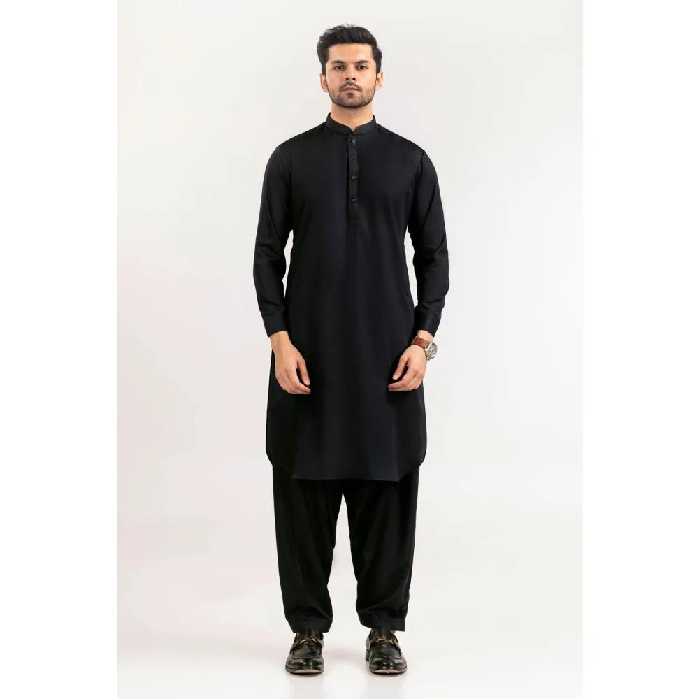 Black Unstitched Fabric GUL 900 Comfort Wear by Gul Ahmed