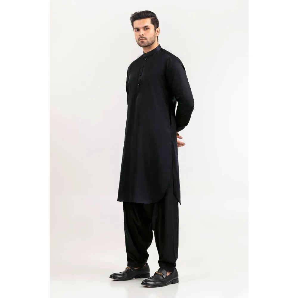 Black Unstitched Fabric GUL 900 Comfort Wear by Gul Ahmed