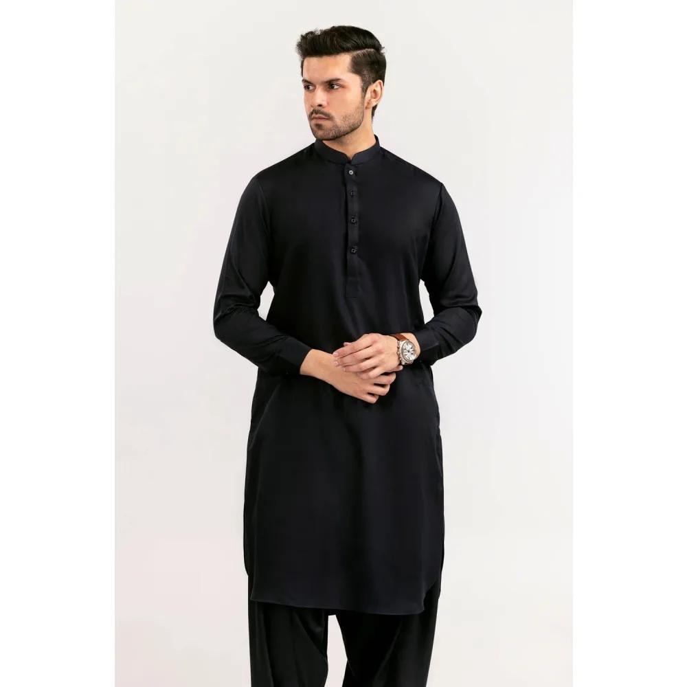 Black Unstitched Fabric GUL 900 Comfort Wear by Gul Ahmed