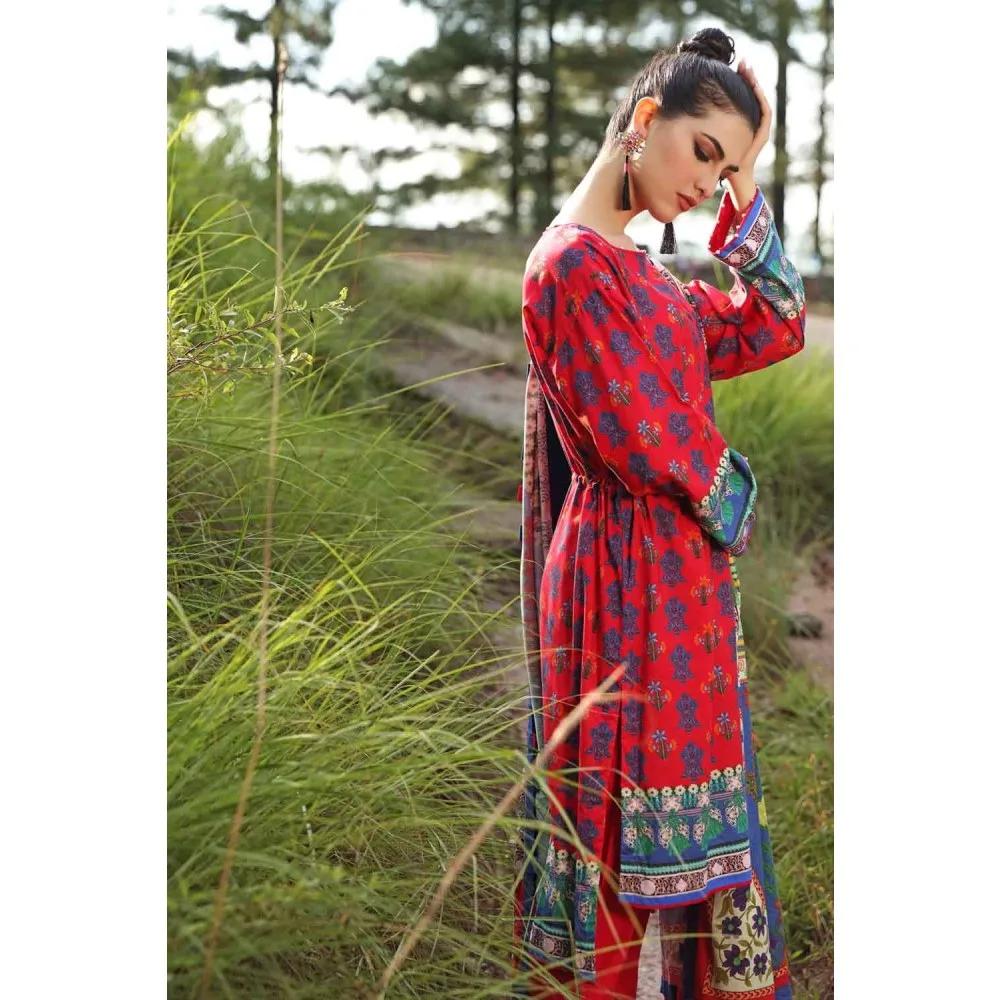Digital Printed Cotton Linen Unstitched Suit (3-Piece) LT-12032 by Gul Ahmed