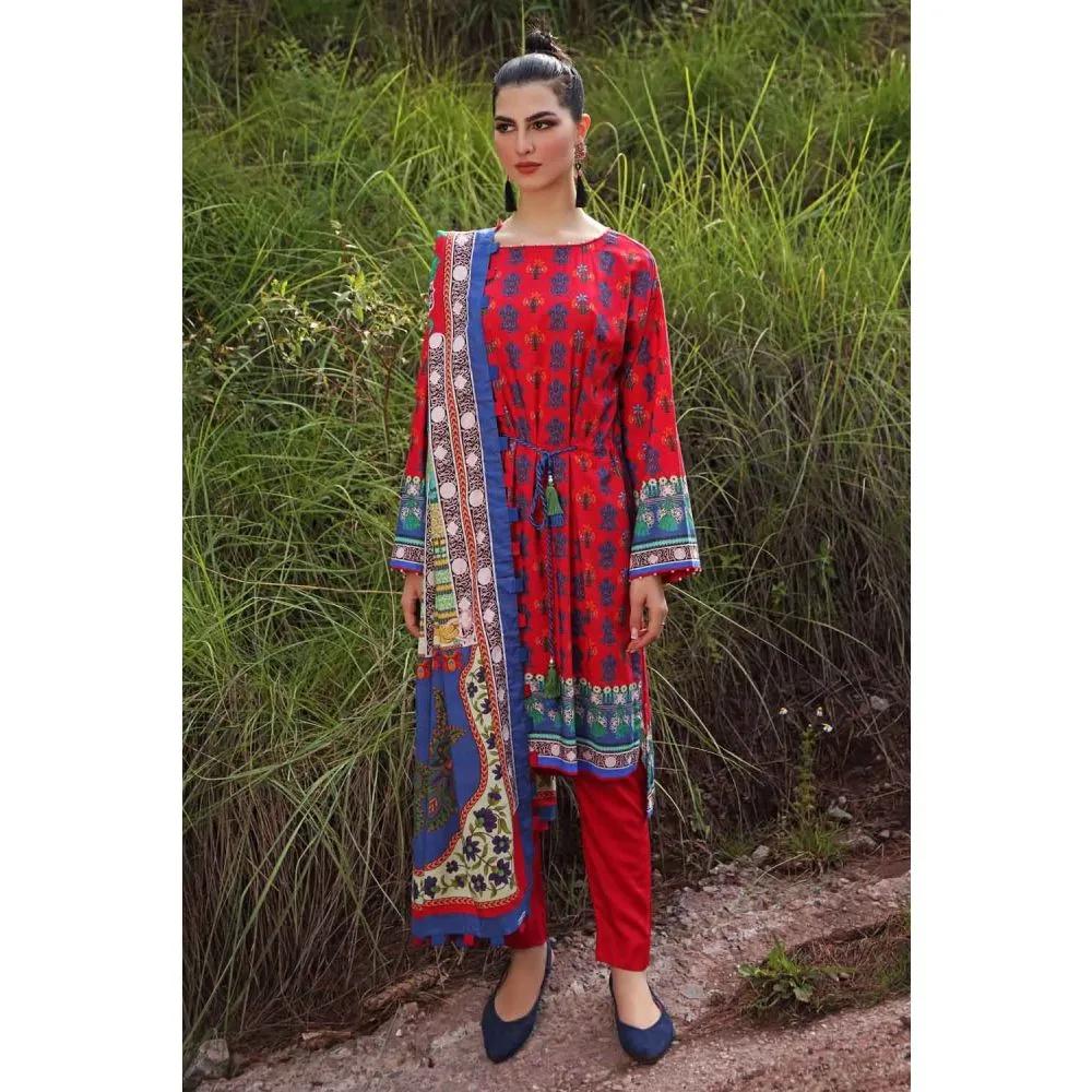 Digital Printed Cotton Linen Unstitched Suit (3-Piece) LT-12032 by Gul Ahmed