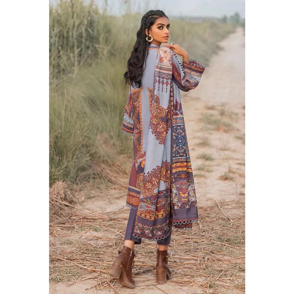 Digital Printed Khaddar Shirt with Digital Printed Cotton Linen Dupatta Unstitched 3-piece Suit CV-12013 by Gul Ahmed