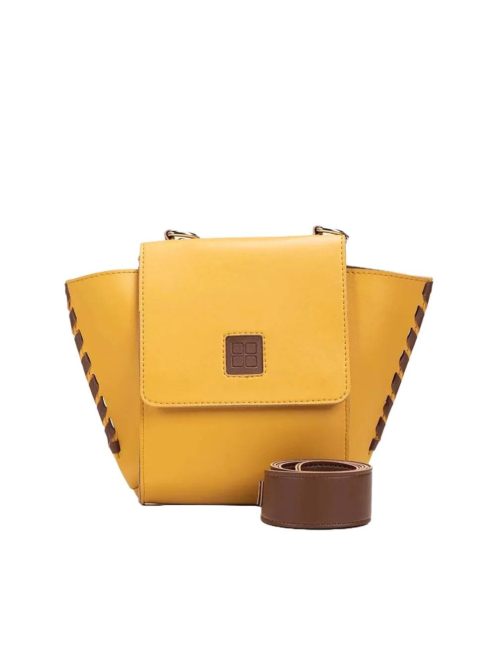 Discover Elegance: Askani Group Mustard Yellow-Brown, Black-Brown & Peach-Brown Mini Bag for Women – Premium Quality Mini Bag