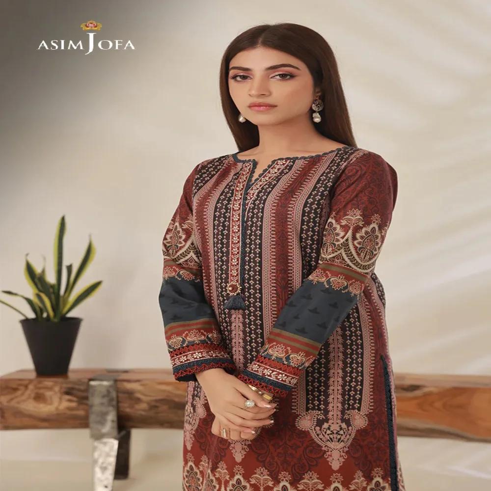 Discover Glamour: 2-Piece Asim Jofa Printed Collection - Fashion Unleashed! AJBP-25