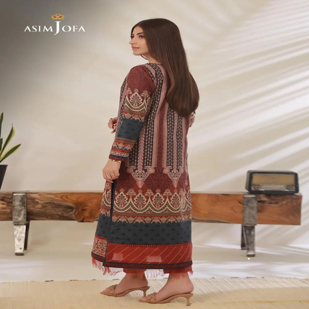 Discover Glamour: 2-Piece Asim Jofa Printed Collection - Fashion Unleashed! AJBP-25