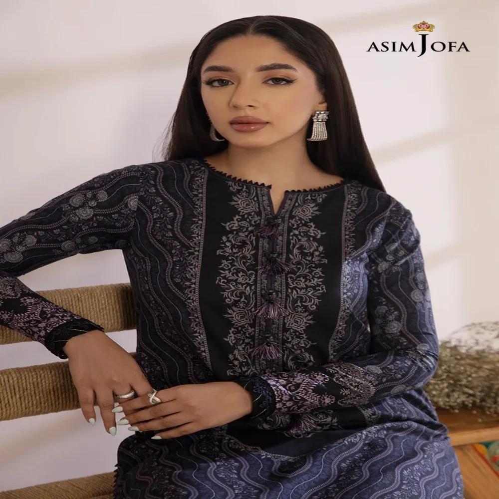 Discover Glamour: 2-Piece Asim Jofa Printed Collection - Fashion Unleashed! AJBP-23