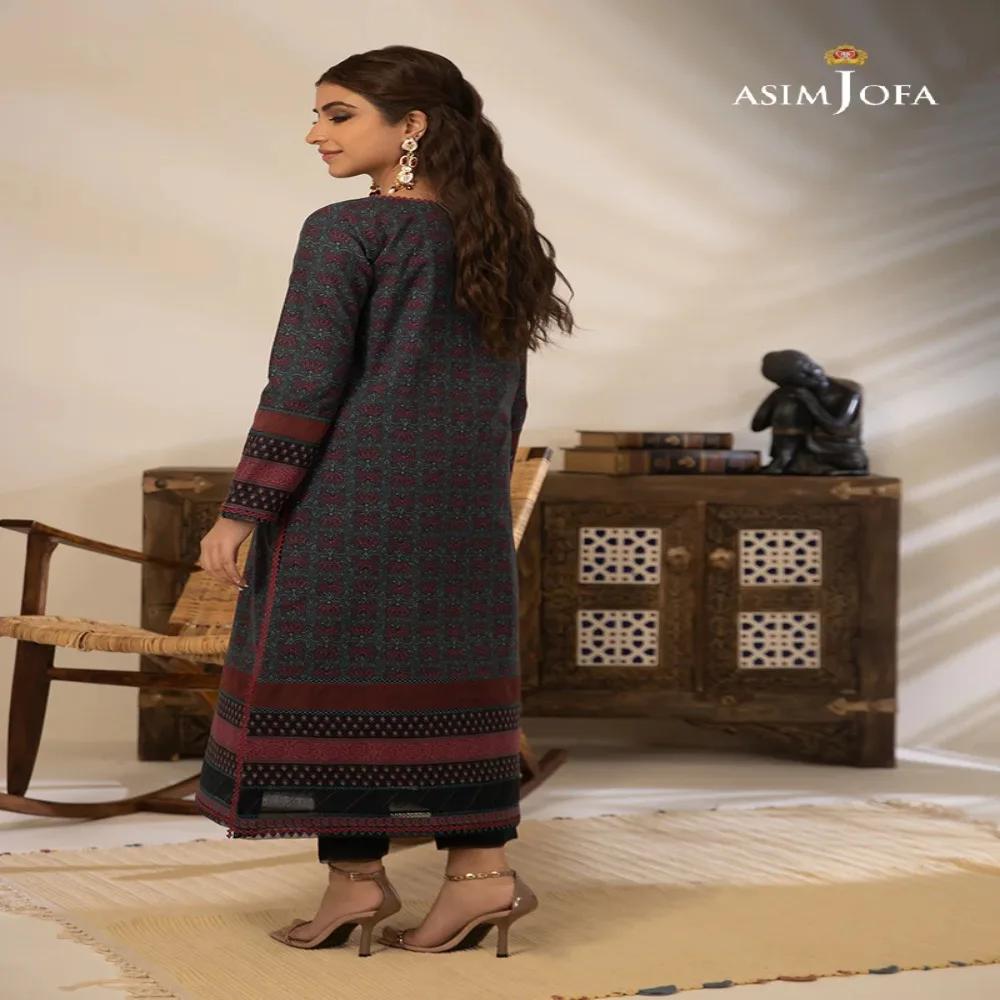 Embrace Timeless Elegance with Beautiful 1-Piece Unstitched Asim Jofa Prints AJBP-28