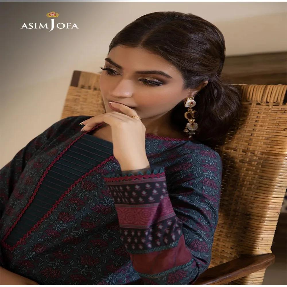 Embrace Timeless Elegance with Beautiful 1-Piece Unstitched Asim Jofa Prints AJBP-28