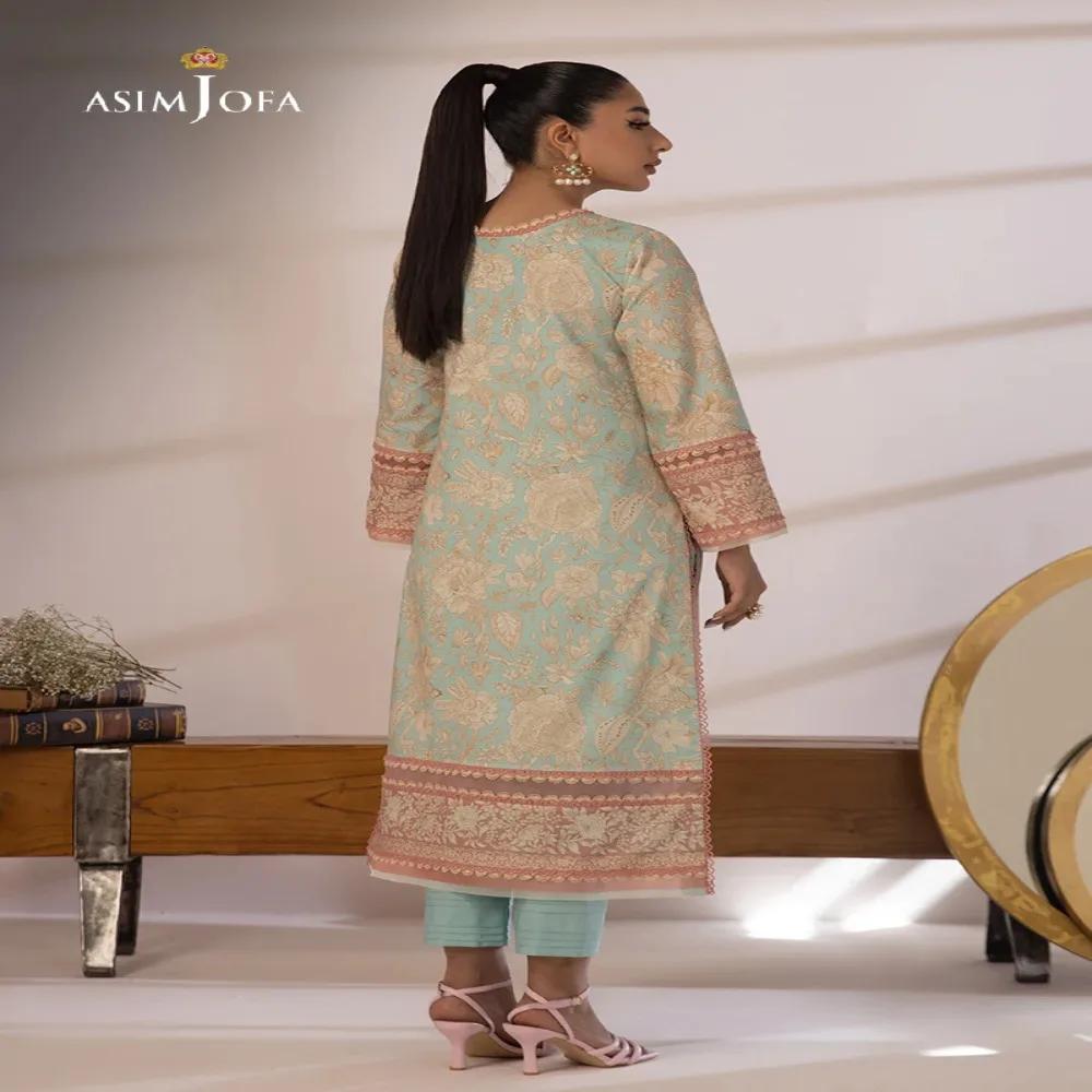 Embrace Timeless Elegance with Beautiful 1-Piece Unstitched Asim Jofa Prints AJBP-26