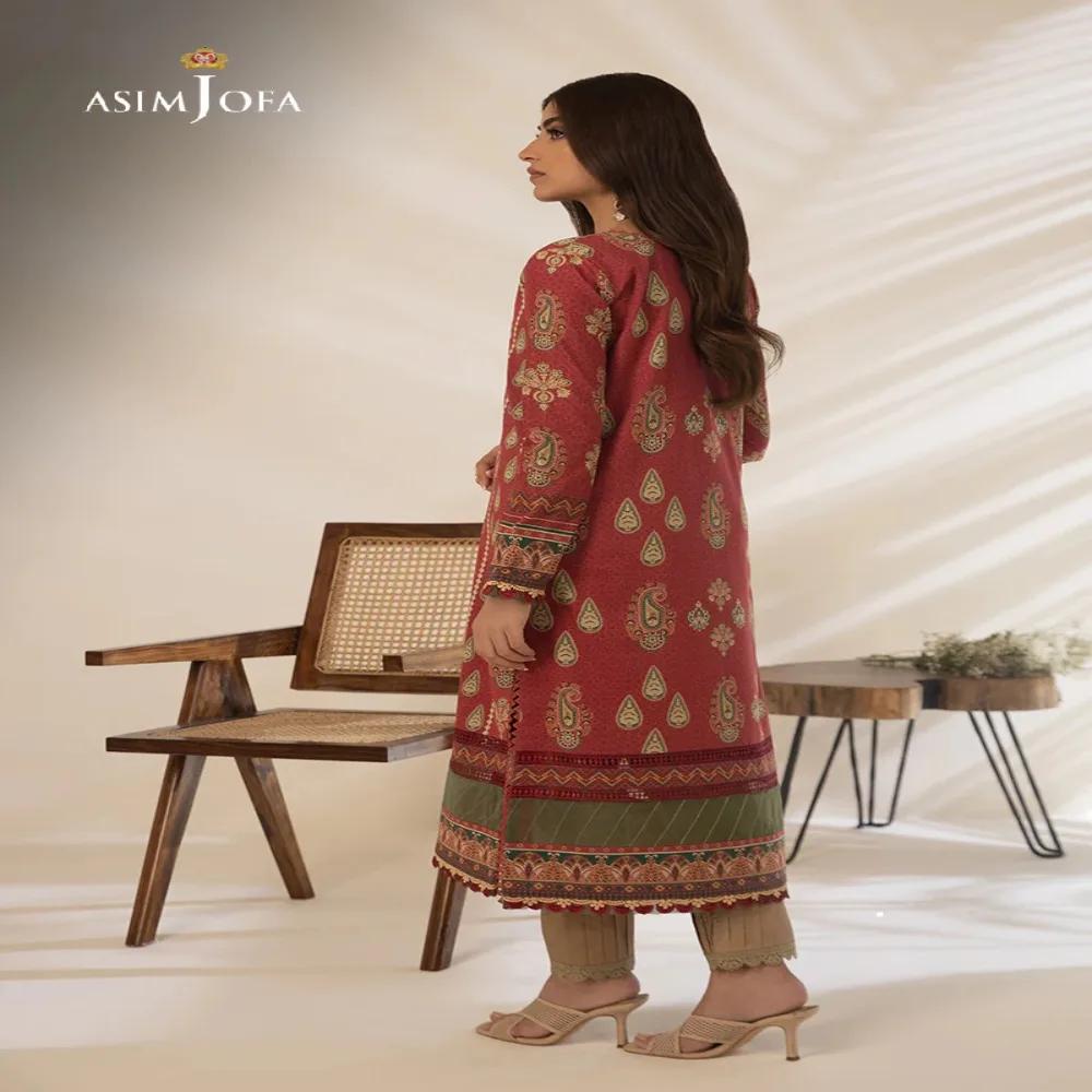 Embrace Timeless Elegance with Beautiful 1-Piece Unstitched Asim Jofa Prints AJBP-29