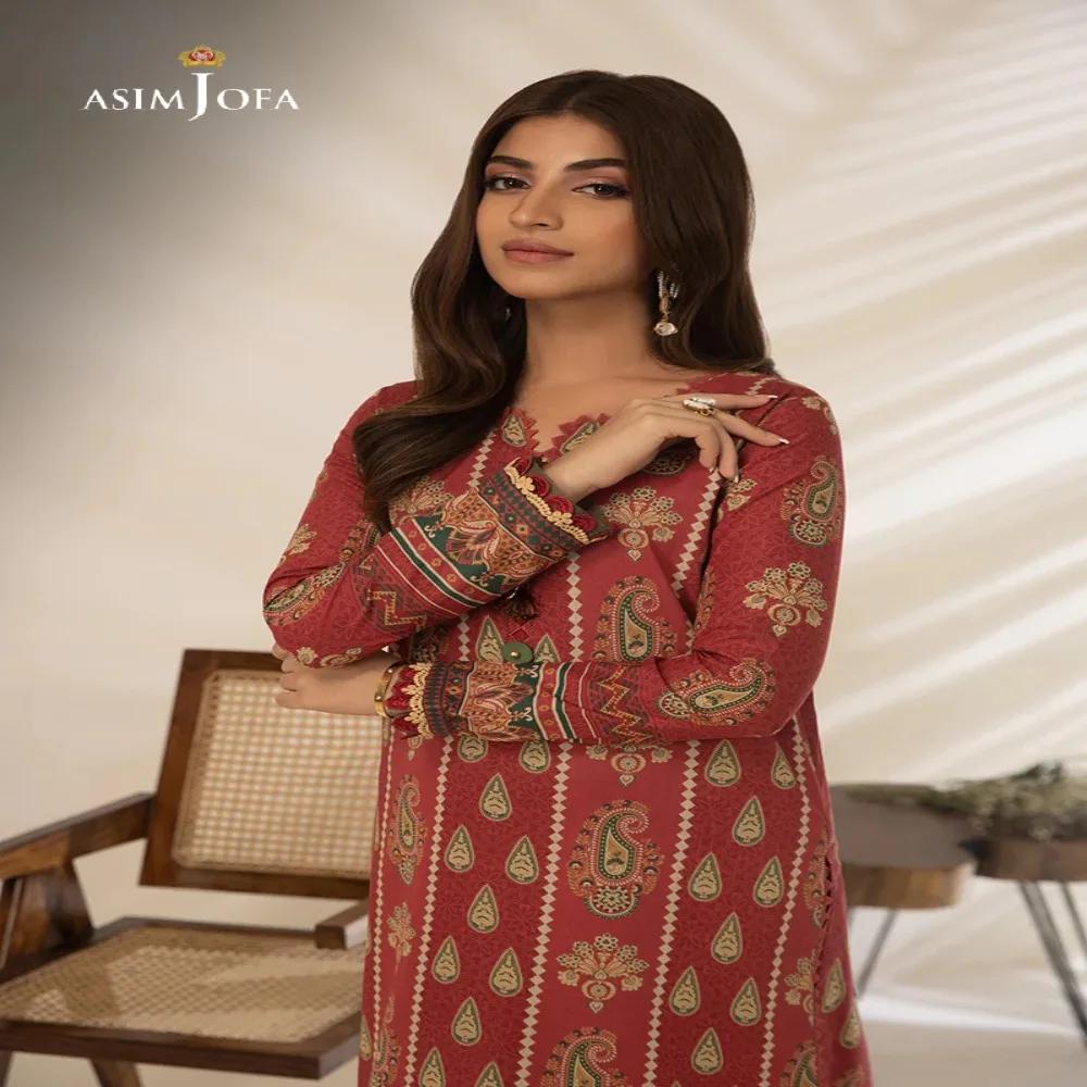 Embrace Timeless Elegance with Beautiful 1-Piece Unstitched Asim Jofa Prints AJBP-29
