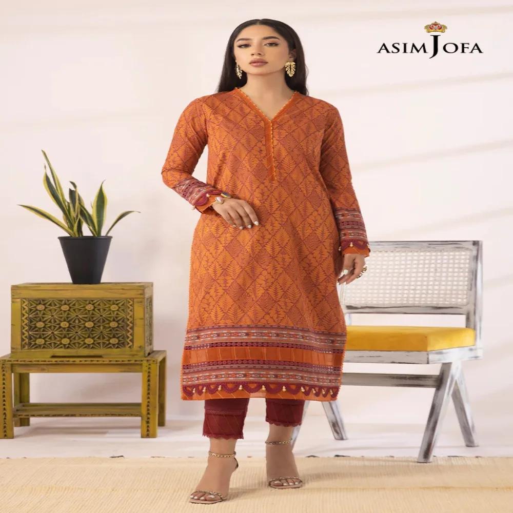 Embrace Timeless Elegance with Beautiful 1-Piece Unstitched Asim Jofa Prints AJBP-30