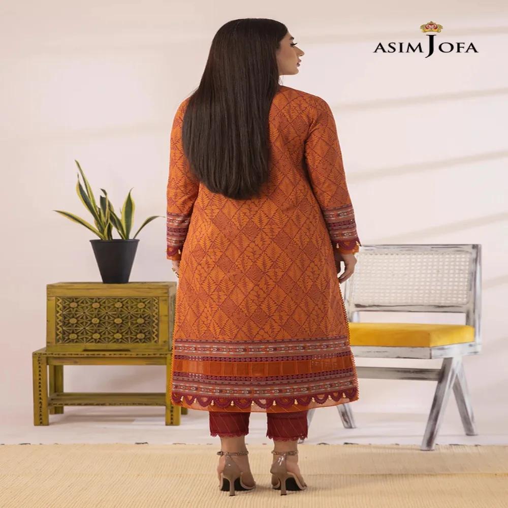 Embrace Timeless Elegance with Beautiful 1-Piece Unstitched Asim Jofa Prints AJBP-30