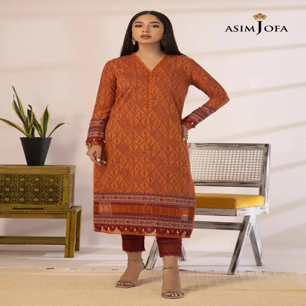 Embrace Timeless Elegance with Beautiful 1-Piece Unstitched Asim Jofa Prints AJBP-30