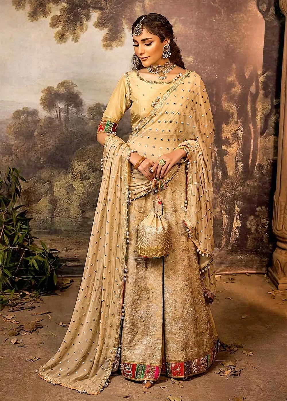 Enchanting Wedding Elegance | Faiza Faisal's 3-Piece Luxury Formals 2024