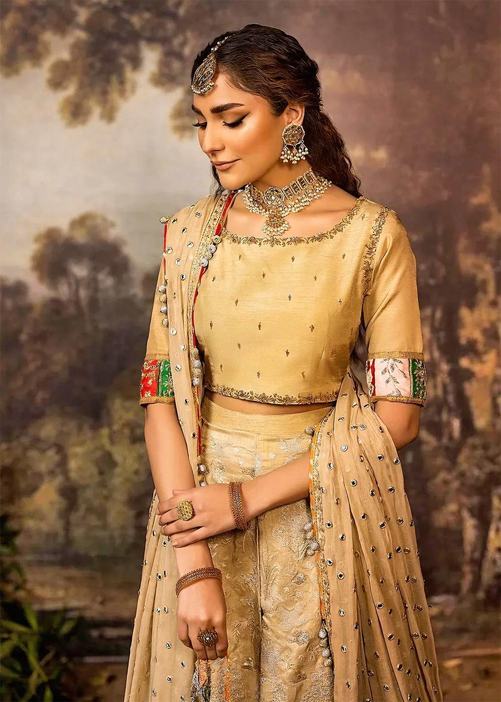Enchanting Wedding Elegance | Faiza Faisal's 3-Piece Luxury Formals 2024