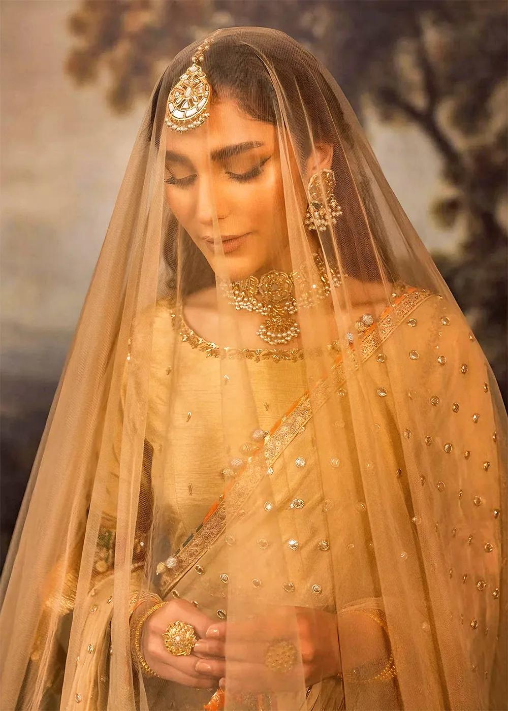 Enchanting Wedding Elegance | Faiza Faisal's 3-Piece Luxury Formals 2024