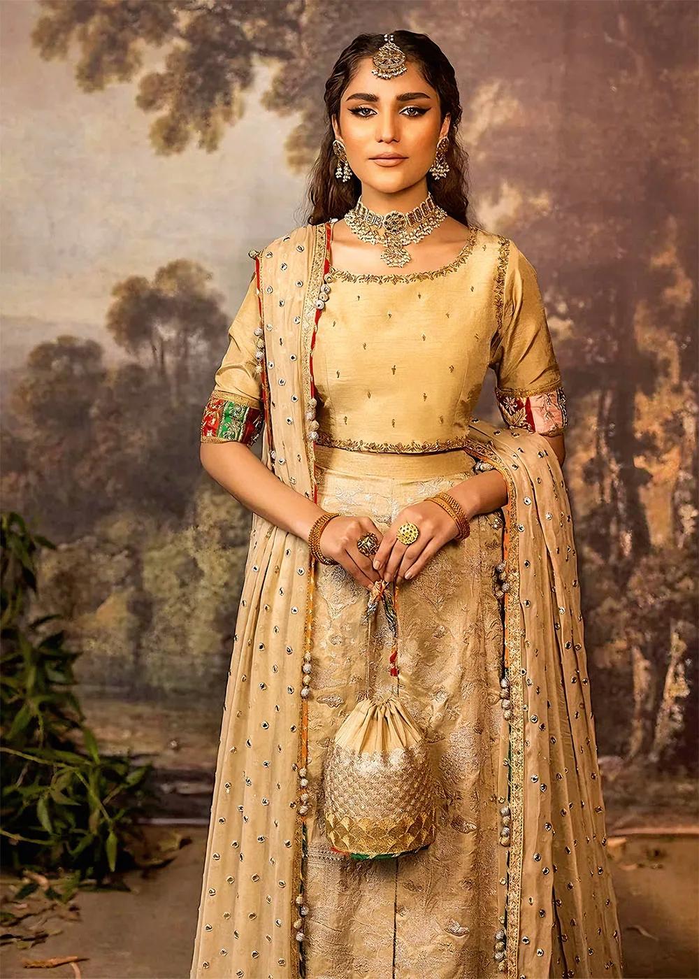 Enchanting Wedding Elegance | Faiza Faisal's 3-Piece Luxury Formals 2024