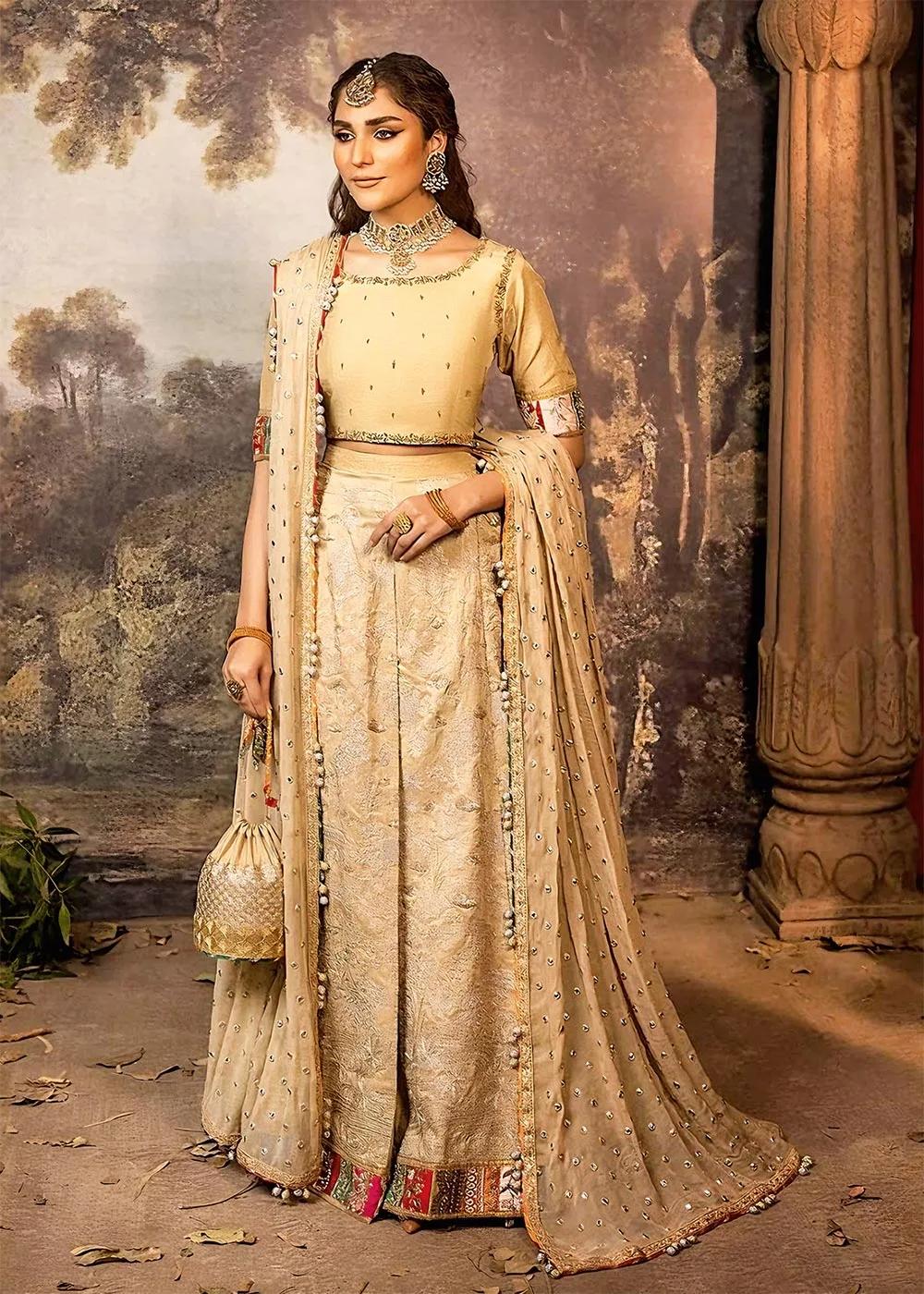 Enchanting Wedding Elegance | Faiza Faisal's 3-Piece Luxury Formals 2024