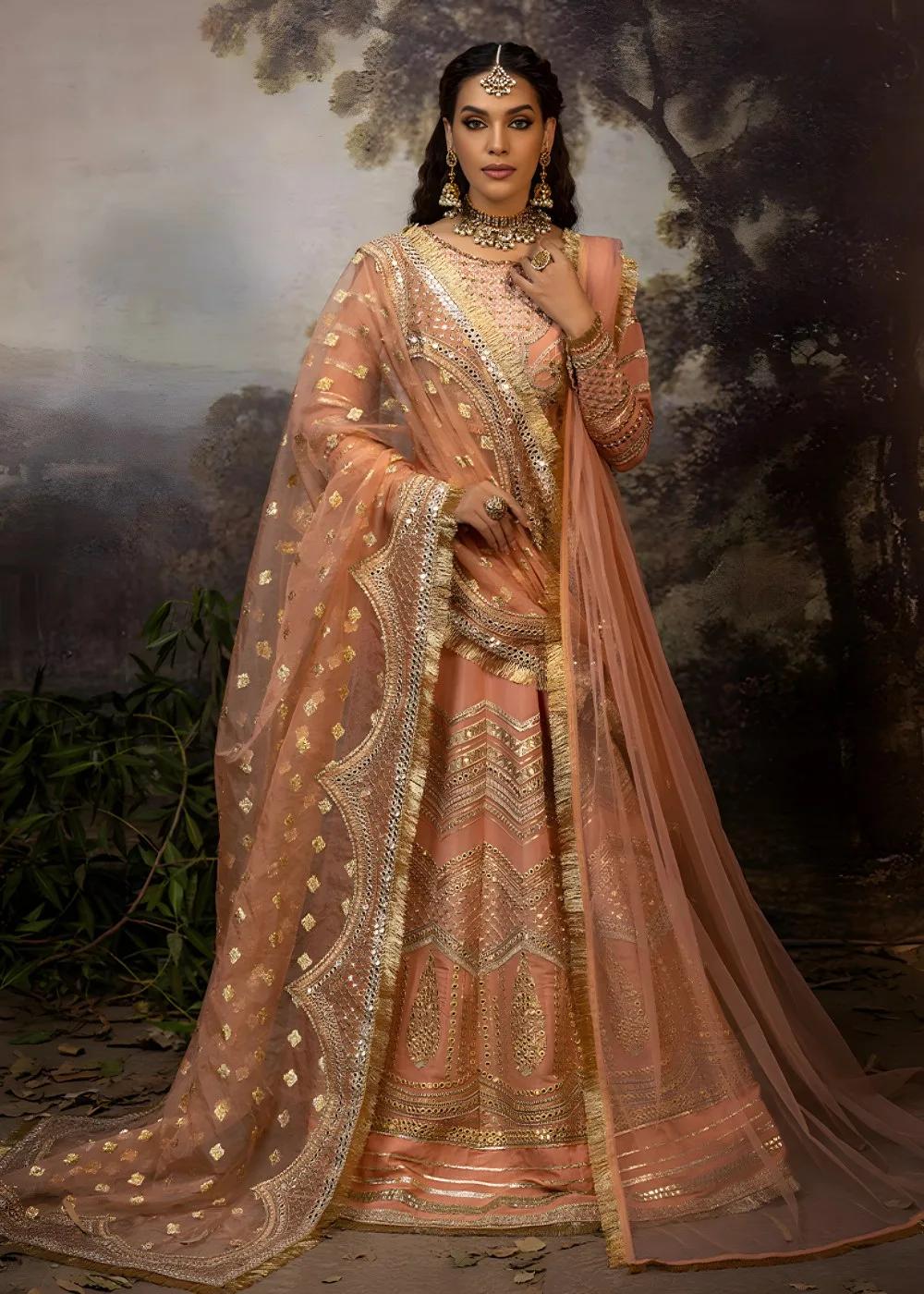 Faiza Faisal 3-Piece Luxury Embroidered Thai Silk Shah Begum Unstitched Formals Suit