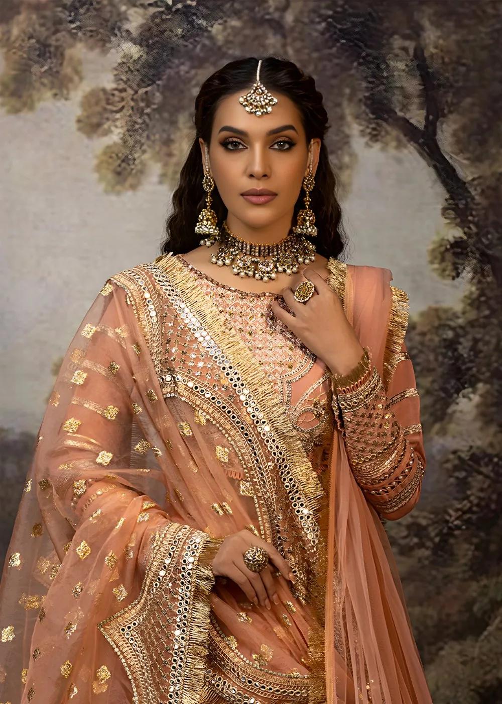 Faiza Faisal 3-Piece Luxury Embroidered Thai Silk Shah Begum Unstitched Formals Suit