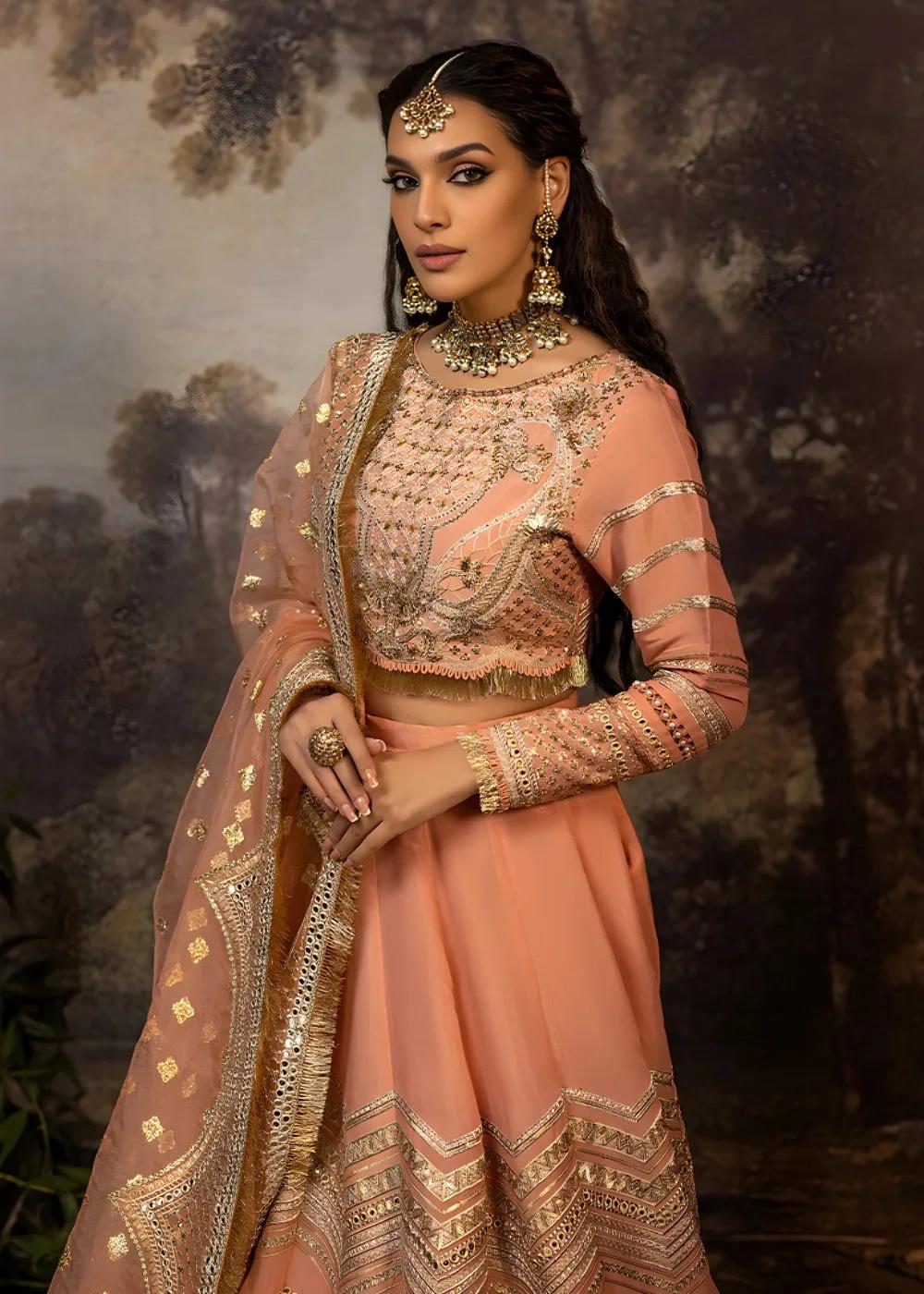 Faiza Faisal 3-Piece Luxury Embroidered Thai Silk Shah Begum Unstitched Formals Suit