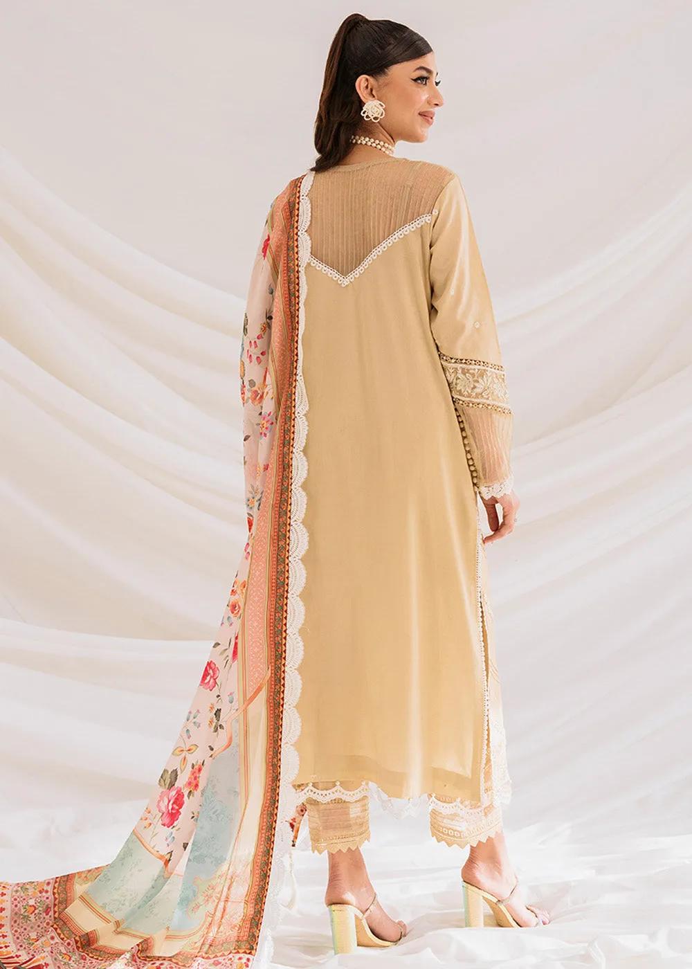 Faiza Faisal 3-Piece Unstitched Printed Embroidered Lawn - Cecelia French Garden