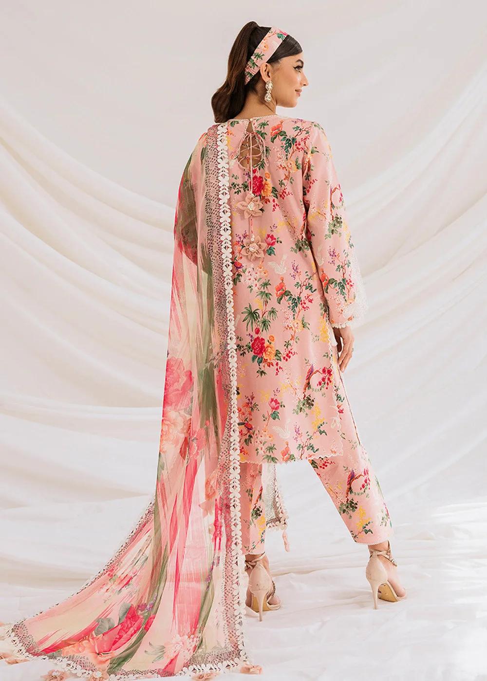 Faiza Faisal 3-Piece Unstitched Printed Embroidered Lawn - Laurel French Garden
