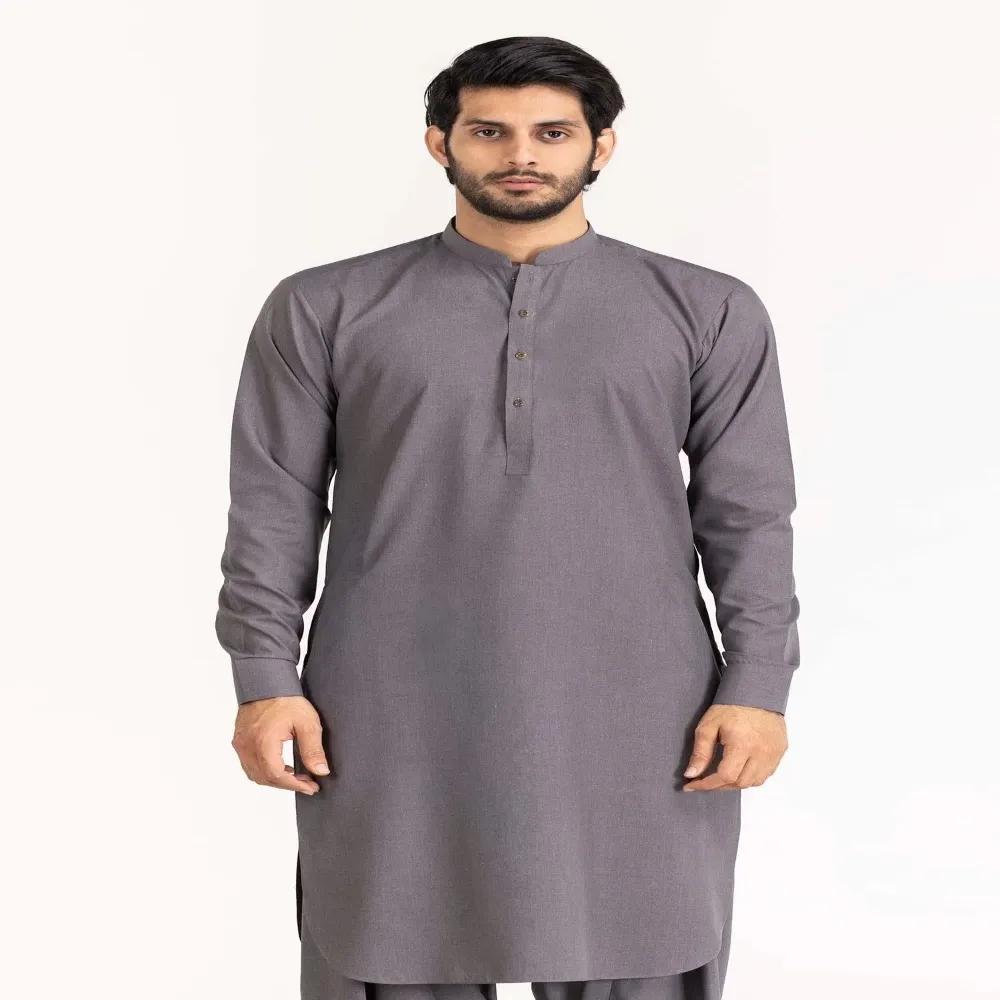 Grey Gul Cartier Unstitched Fabric Blended | Ideas Sale 2023 by Gul Ahmed