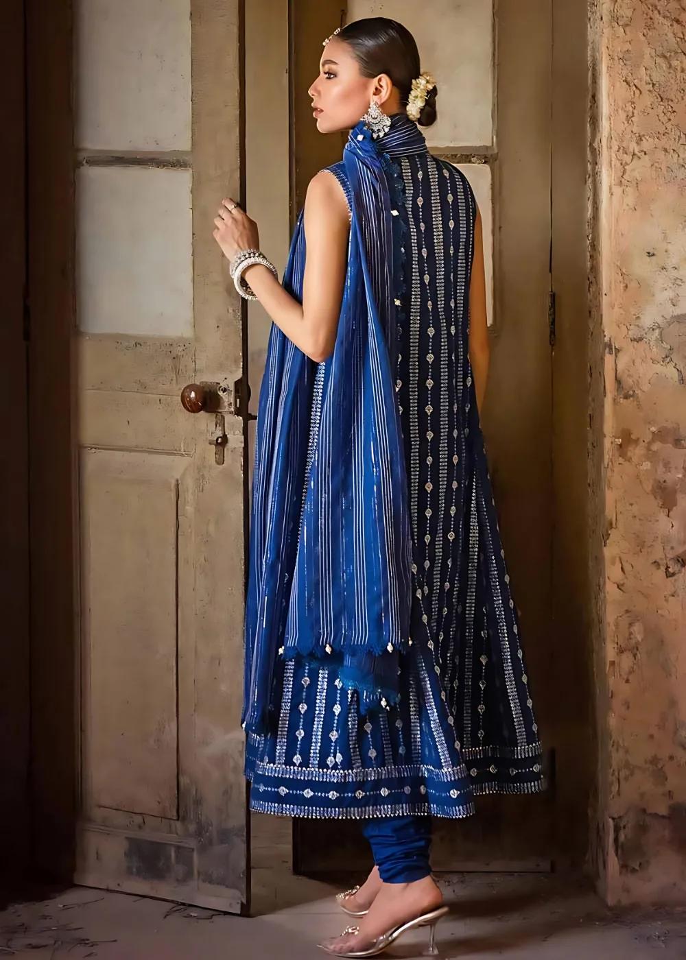 Gul Ahmed 3-Piece Jacquard Printed Unstitched Suit FE-32085